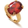Cherry Glow Ring, Red & Gold - Rings - 1 - thumbnail