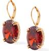 Cherry Glow Earrings, Red & Gold - Earrings - 1 - thumbnail