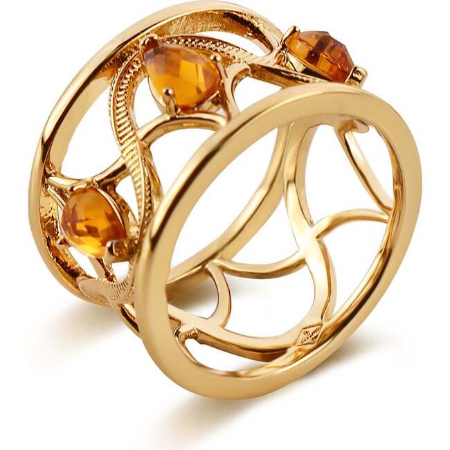 Celestial Waltz Ring, Gold & Yellow