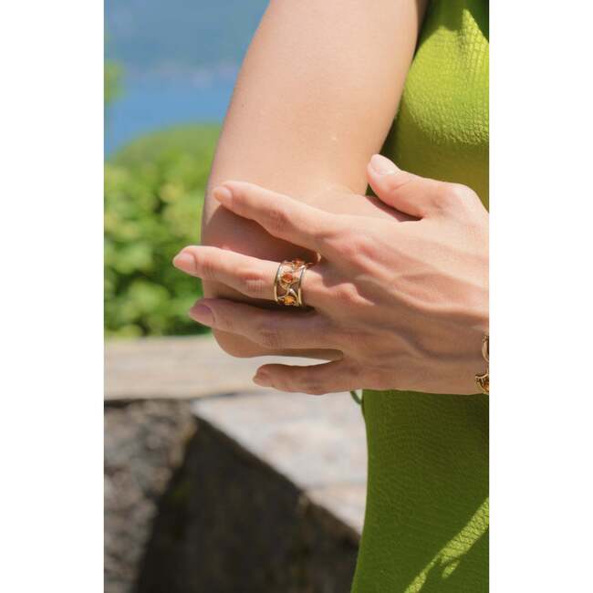 Celestial Waltz Ring, Gold & Yellow