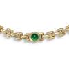 Byzantine Empire Necklace, Green & Gold & White - Necklaces - 2 - thumbnail