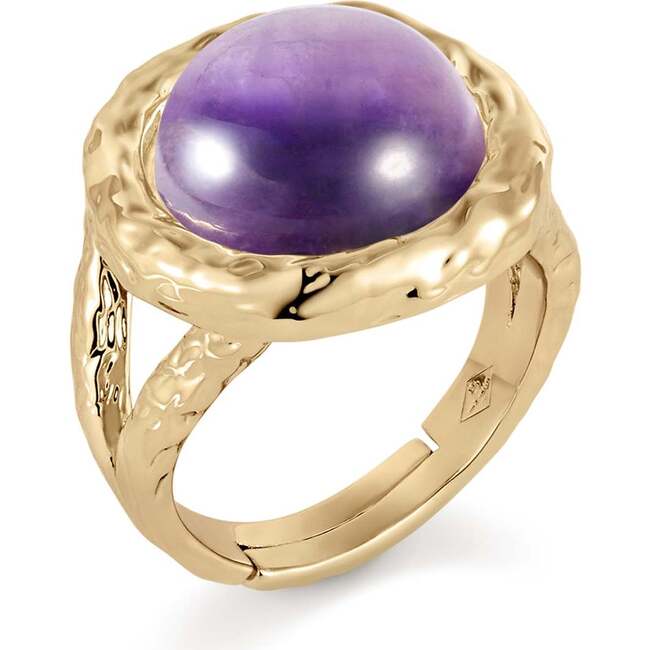 Aeolian Whispers Ring, Gold & Purple