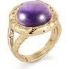 Aeolian Whispers Ring, Gold & Purple - Rings - 1 - thumbnail