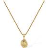 Amulet Eye Necklace, Gold - Necklaces - 1 - thumbnail