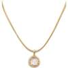 Aeolian Whispers Pendant Necklace, Gold & Crystal Clear - Necklaces - 1 - thumbnail