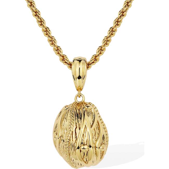 Amulet Eye Necklace, Gold