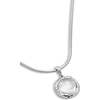 Aeolian Whispers Pendant Necklace, Silver & Crystal Clear - Necklaces - 2 - thumbnail