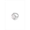Aeolian Whispers Ring, Silver & Crystal Clear - Rings - 2