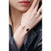 Black Eyes Bangle, Black & Gold - Bracelets - 3 - thumbnail