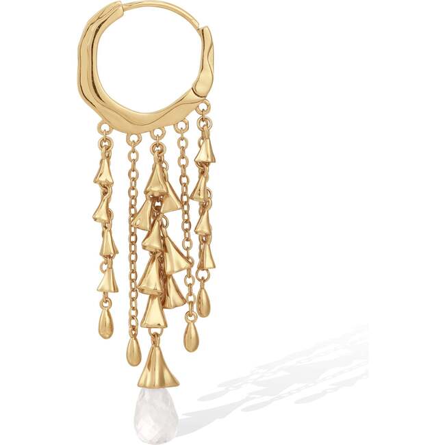 Aeolian Echo Tassels Earrings, Gold