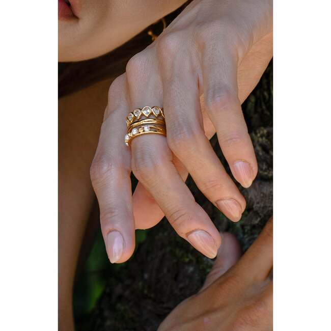 Aeolian Echo Ring, Gold