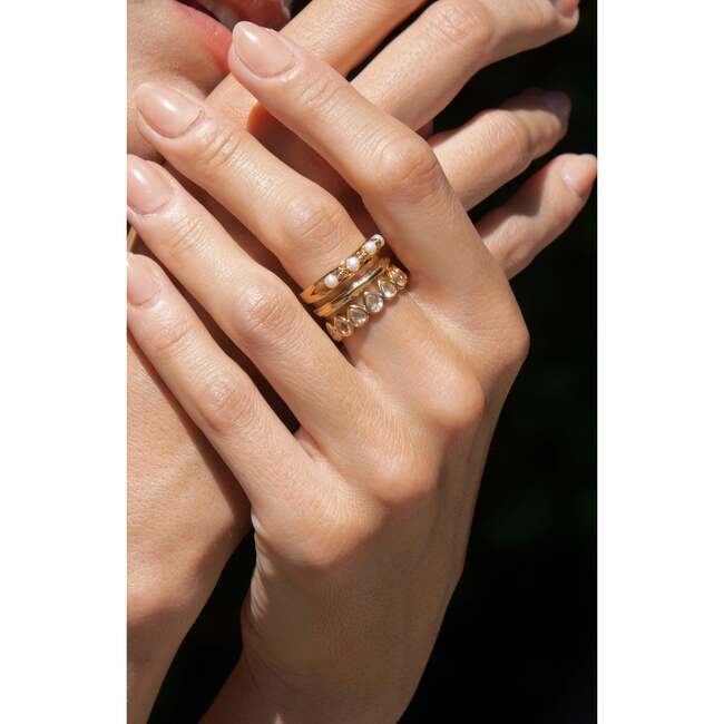 Aeolian Echo Ring, Gold - Rings - 3