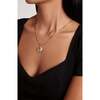 Aeolian Whispers Pendant Necklace, Gold & Crystal Clear - Necklaces - 4