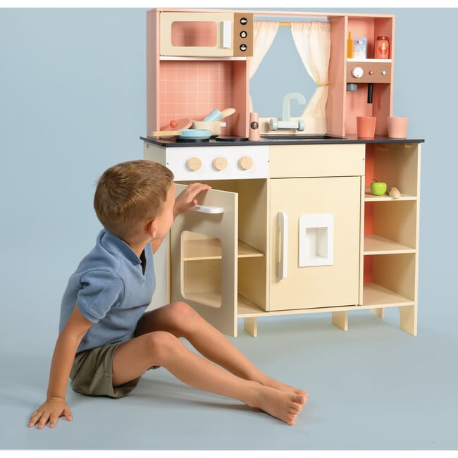 Cream Play Kitchen - Woodens - 5