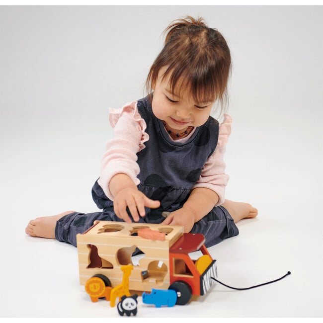 Shape Sorting Safari Truck - Woodens - 4