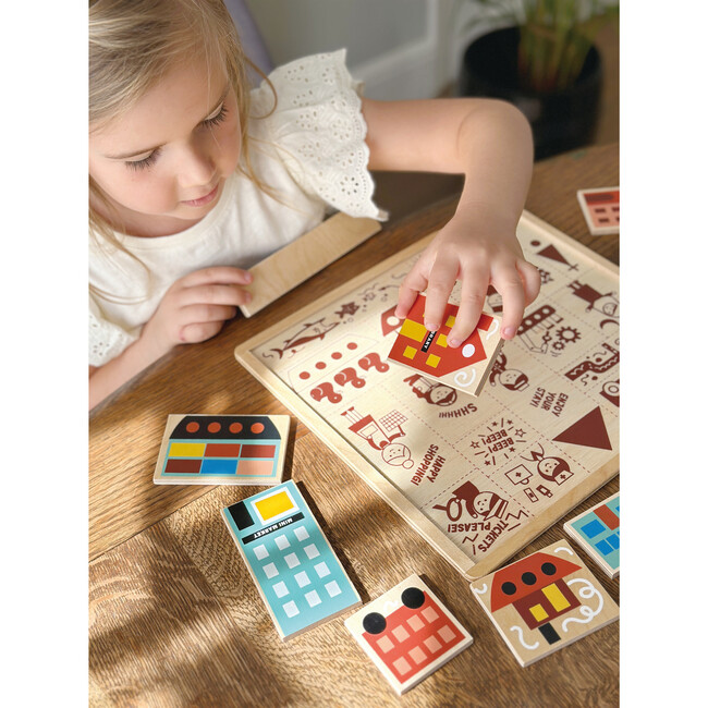 Town Puzzle - Wooden Puzzles - 5