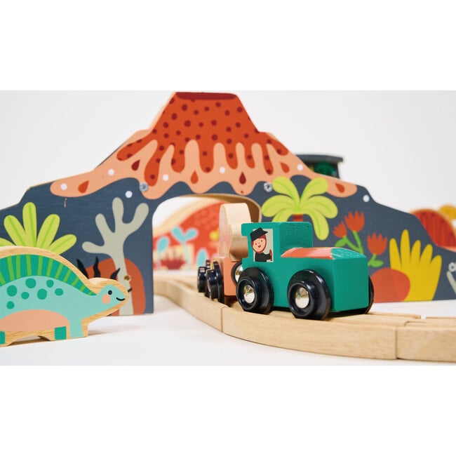 Lost World Dinosaur Railway Set - Woodens - 3