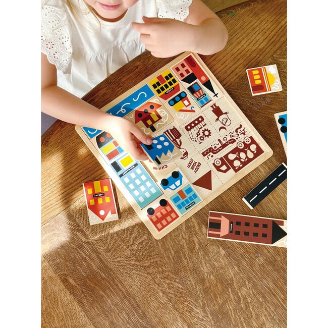 Town Puzzle - Wooden Puzzles - 7