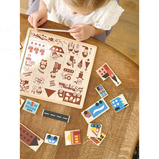 Town Puzzle - Wooden Puzzles - 9
