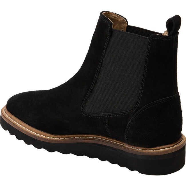 Girls Coco Suede Chelsea Bootie, Black