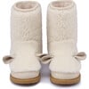 Irfi Lammy Curly Sheep Wool Lining Fur Boots, Off-White - Boots - 3 - thumbnail