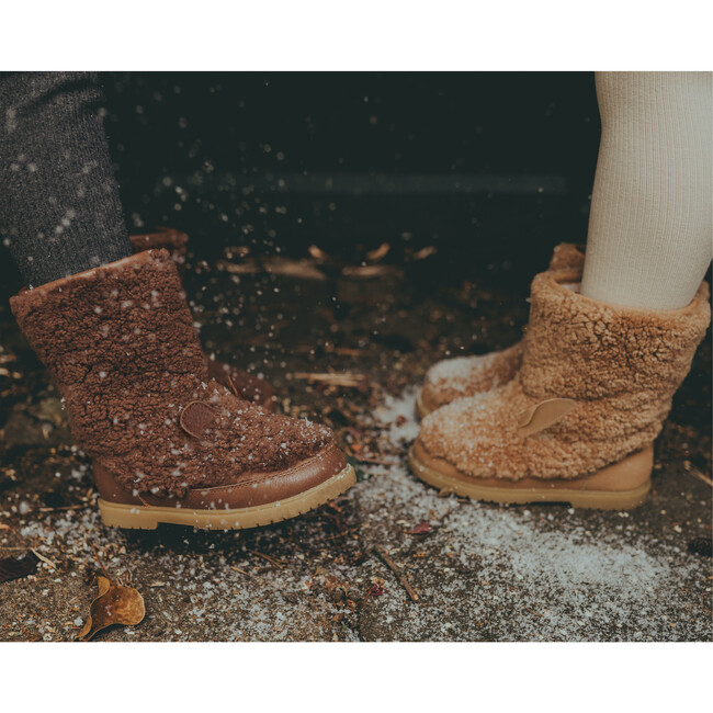 Irfi Lining & Alpaca Wool Boots, Truffle