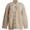 Kayln Cardi, Pale Camel - Cardigans - 1 - thumbnail
