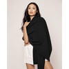 Cashmere Wrap, Black - Cardigans - 2 - thumbnail