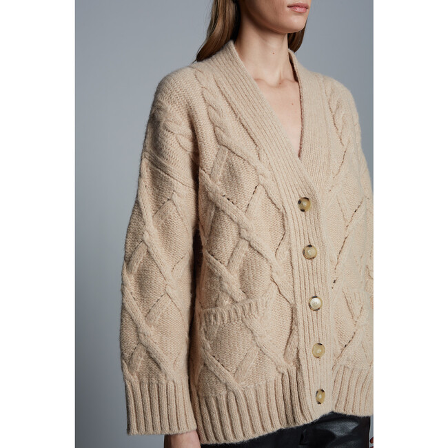 Kayln Cardi, Pale Camel - Cardigans - 4