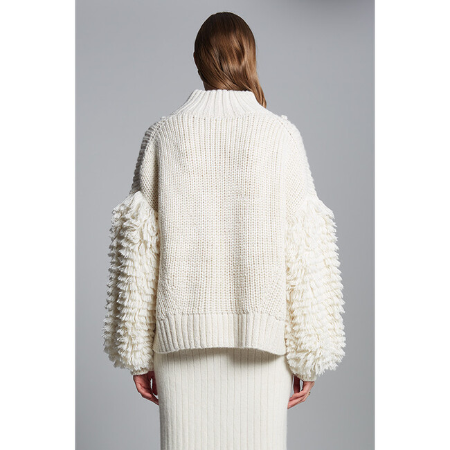 Bella Sweater, Ivory - Sweaters - 3