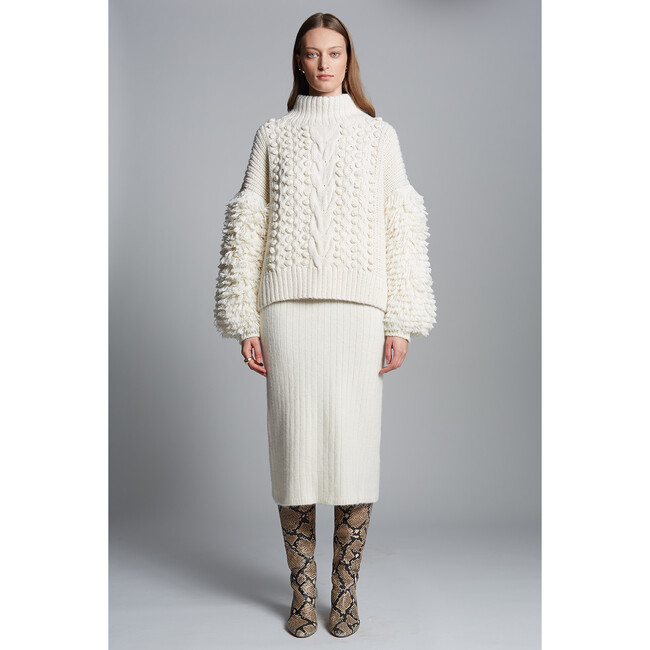 Bella Sweater, Ivory - Sweaters - 6
