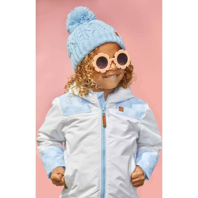 Classic Cable Knit Hat, Sky Blue