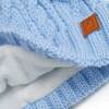 Classic Cable Knit Hat, Sky Blue - Hats - 3 - thumbnail