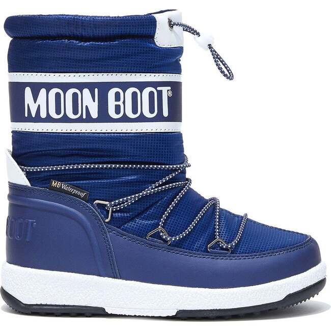 MOON BOOT Sport Junior Blue Ripstop Boots Blue