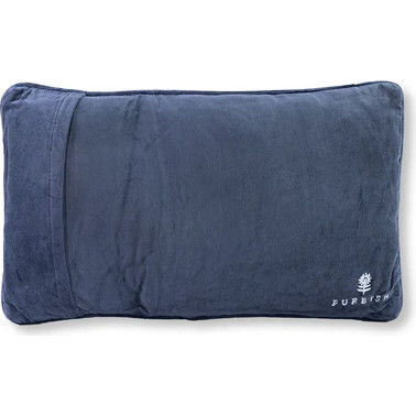 Uncomfortable Needlepoint Pillow, Navy Blue, White, Pink, Red - Decorative Pillows - 3