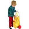 Pull Along Shopping Trolley, Yellow - Role Play Toys - 2 - thumbnail