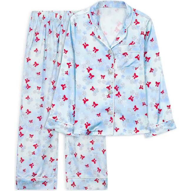 Disco Cherries Long Sleeve Pajama Pant Set, Multi