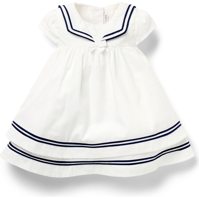 The Sailor Baby Dress, White