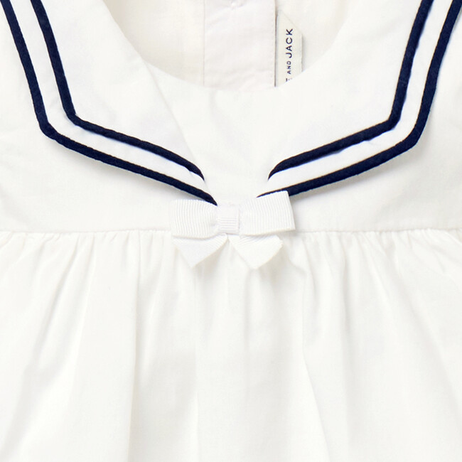 The Sailor Baby Dress, White