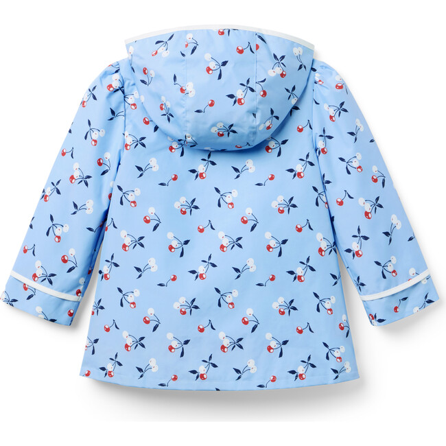 The Cherry Raincoat, Blue - Raincoats - 3