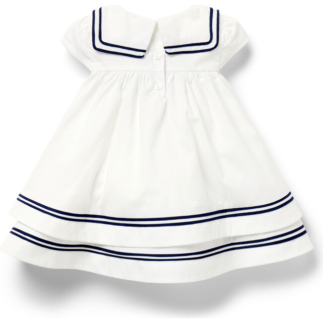 The Sailor Baby Dress, White - Dresses - 3