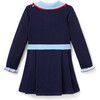 The Cherry Sweater Dress, Navy Blue - Dresses - 3 - thumbnail