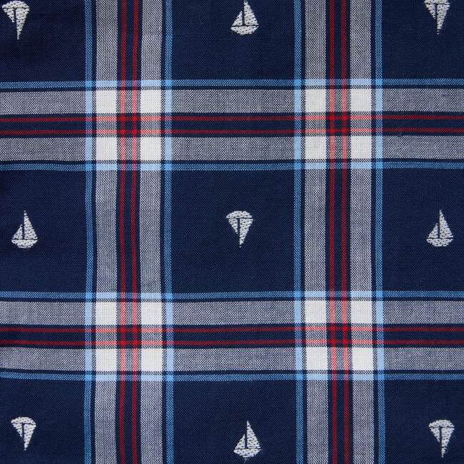 Sailboat Plaid Jacquard Shirt