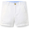 Linen-Cotton Short, White - Shorts - 1 - thumbnail
