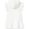 Hooded Terry Swim Cover-Up, White - Cover-Ups - 2