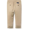 Linen-Cotton Cuffed Pant, Khaki - Pants - 2 - thumbnail