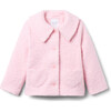 Heart Pocket Sherpa Coat, Pink - Coats - 1 - thumbnail