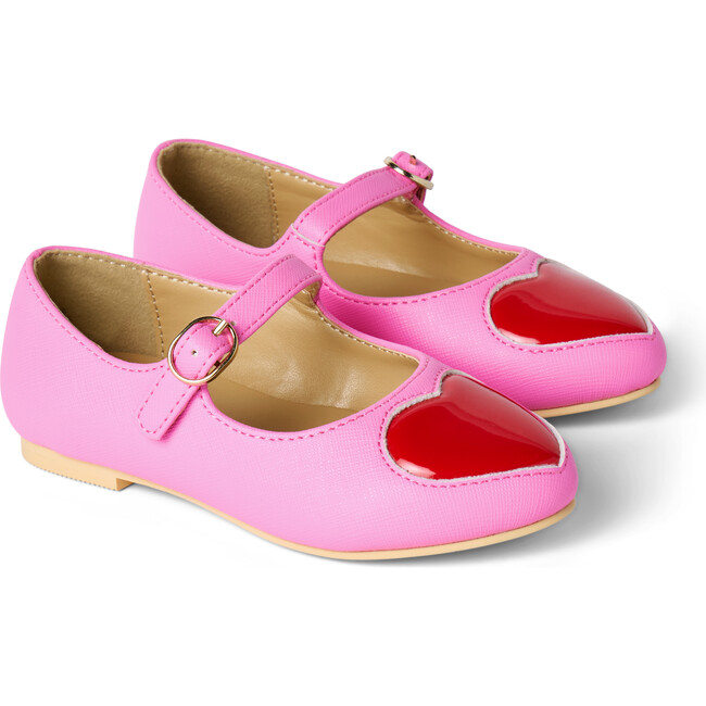 Heart Ballet Flat, Pink