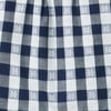 Gingham Ruffle Top, Navy Blue - Blouses - 2 - thumbnail