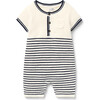 Baby Striped Knit Romper - Rompers - 1 - thumbnail